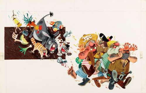 Maraja Libico - "Town Musicians of Bremen", anni ‘70 | Urania Casa d’Aste