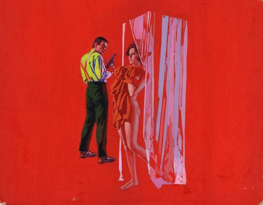 Renato Fratini | The Snake - Mike Hammer Paperback Cover | Graphic Collectibles