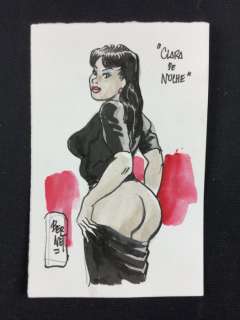 Bernet, Jordi - original illustration â€œChiara di notteâ€ | Catawiki