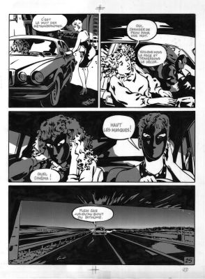 Varenne Alex | Planche originale 25 du tome 5 de la série Erma Jaguar | Galerie Napoléon