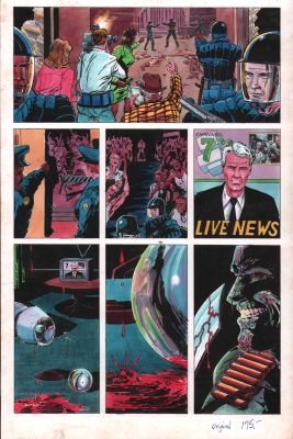 Jackson (Butch) Guice | Clive Barker’s Hellraiser #11 P.16 - Movie Set Crime Scene - 1992 | Anthony’s Comic Book Art