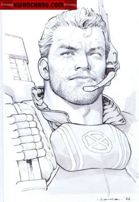 Jerome Opena | Sketches Issue Cable | Kwan Chang
