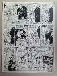 Schreurs, Eric - Originele pagina - Joop Klepzeiker 3 - Formaat: 28 x 39 cm. - (1986) | Catawiki