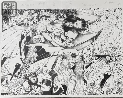 Steven Hughes | Lady Death 2 - No 2 - Dps - Between Heaven And Hell | Panel Page Art