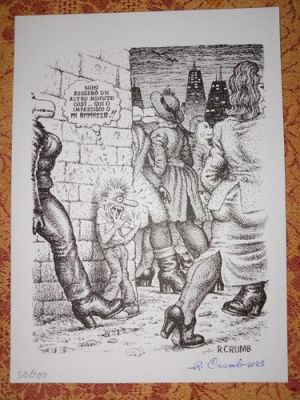 Robert Crumb Signed,limited print 2025 | eBay US (Buy It Now)