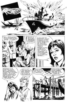 Marcello Rafael Carlo | Planche originale 11 AMICALEMENT VOTRE histoire courte - La Nuit de Venise - Pif 353 | Galerie Napoléon
