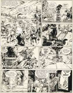 Jean Giraud | Blueberry, Le cheval de fer, planche originale Ã … | Septimus