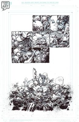 Whilce Portacio | Iron Man 3 Cover | Panel Page Art