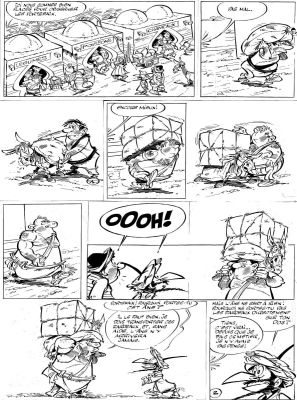 Tabary | IZNOGOUD, planche originale 2 Le défi | Galerie Napoléon