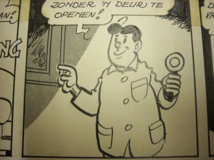 Clément, Rik - Original strip - Dees Dubbel - De ping ping lamp - (1966) | Catawiki
