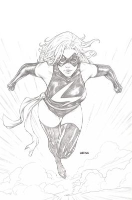 Jordan Gunderson | Ms Marvel Pinup Carol Danvers Avengers | TDArt