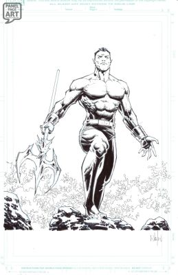 Whilce Portacio | Sub Mariner - Marvel Snap Card Art | Panel Page Art