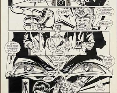 Pander Brothers | Grendel: Devil’s Legacy #8 / Pg. 22 - Original Page by the Pander Brothers | Pander Brothers