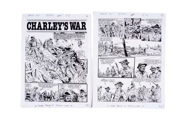Lot 461 - Artwork for Charlie’s War by Pat Mills