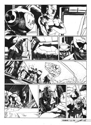 Secher Valentin | Planche originale 48 signée de Méta-Baron T.02 | Galerie Napoléon