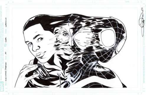 Emanuela Lupacchino - Miles Morales Spider-Man #10 wraparound cover