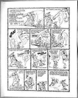 Planche Originale... | Planche originale du gag scénarisé par REISER: "Quels... | Farrando