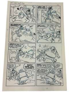 Sad Sack Comics Original Storyboard Production Comic Art | Los Angeles Estate Auction
