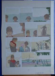 Corto Maltese - Color proof "Per colpa di un gabbiano" - Page séparée - (1972) | Catawiki