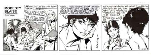 Romero, Enrique Badia - Original comic strip (#9793) - Modesty Blaise - Death Symbol - (1999) | Catawiki