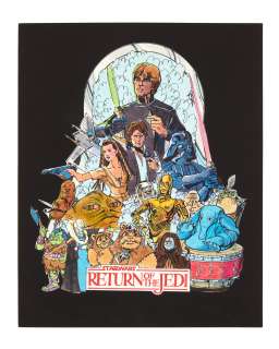 Star Wars: Return of the Jedi | Early Poster Design Original Artwork | Julien’s