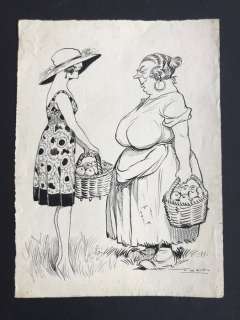 Giove Toppi - original illustr. x "La Sigaretta" - Page volante - EO | Catawiki