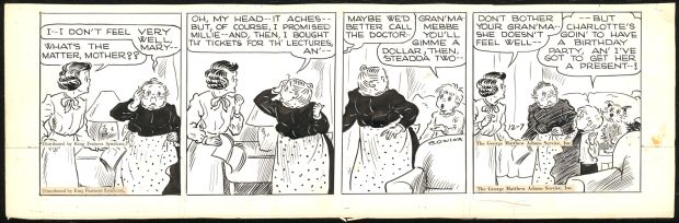 Edwina (Frances Edwina Dumm ) | Tippie daily strip | Galerie Laqua