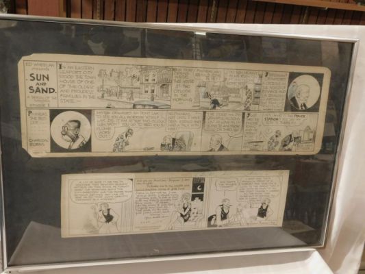 Lot 1648 - Framed Comic Strip Editors Sheets | misc / divers