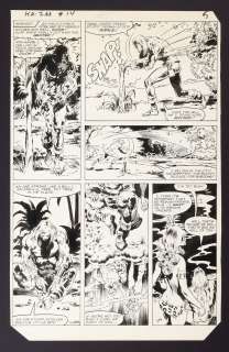 Brent Anderson, Armando Gil | Ka-Zar the Savage #14 (1982) Page 5 Layouts By Brent Anderson, Finishes By Armando Gil | ComicArtFans Classifieds