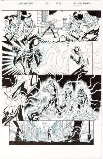 Spiderwoman Web Warriors #9 Original Art Page Spidergirl Marvel Comics Spiderman | ComicArtFans Classifieds