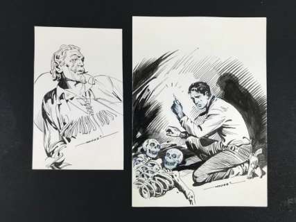 Tex - Virgilio Muzzi - 2x original illustr. | Catawiki