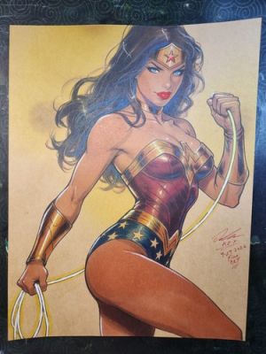 Wonder Woman Galactic Original Comic Art Signed 8.5x11 COA Incl | eBay US (Buy It Now)