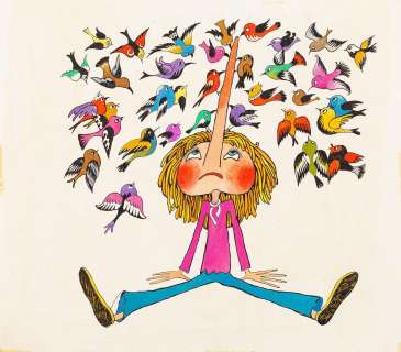 Julitta Karwowska-Wnuczak (1935) | Julitta Karwowska-Wnuczak | "Pionokio", projekt ilustracji | Desa Unicum