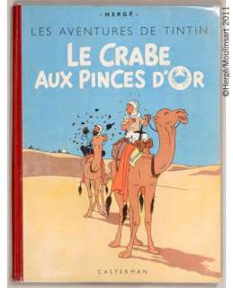Hergé | QTINTIN 09 - Le Crabe aux pinces d’or. B1, Pull aux deux couleurs. | Coutau Bégarie