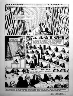 Marc-Antoine Mathieu - MÉMOIRE MORTE Encre de Chine, signé 36,5 x 27 cm Page