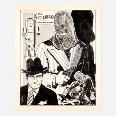 Lot 300 - Bob Murphy, The Buyer’s Guide for Comic Fandom #99 Cover Original Art (DynaPubs, 1975) | Landry Pop Auctions