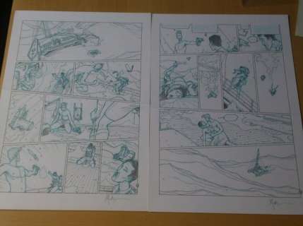 Golden city 10 - De aarde daarbeneden - 2 originele pagina’s (p.42) + (p.43) | Catawiki