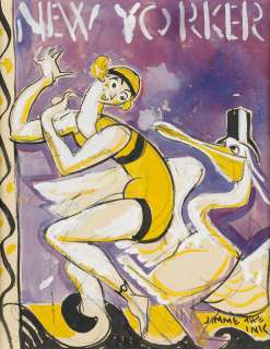 (THE NEW YORKER.) JAMES DAUGHERTY. The Pelican Dance. | Swann Galleries