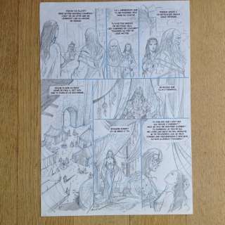 Xavier, Philippe - Planche originale crayonnés - Croisade T.3 - Le Maître des machines - (2009) | Catawiki