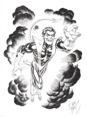 Dan Lawlis | Nightcrawler Original Pin-Up Art By Dan Lawlis | ComicArtFans Classifieds