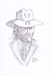 Alcides Pacheco | Jonah Hex Pinup | Abel Original Art