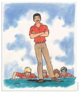 Mitacq | MITACQ LA PATROUILLE DES CASTORS Illustration originale... | Daniel Maghen Enchères