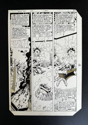 Pat Broderick, Larry Mahlstedt | Legion of Super-Heroes 287 Page 6, 1St Appearance of Darkseid in the Great Darkness Saga! | ComicArtFans Classifieds