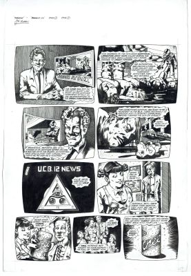Jim Murray, Gordon Robson, Chris Standley | Judge Dredd Megazine Vol.2 #73, (1995). Harmony - ’Transient 114’. First Page of Story. | ComicArtFans Classifieds