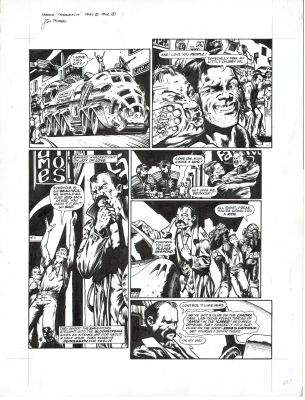 Jim Murray, Gordon Robson, Chris Standley | Judge Dredd Megazine Vol.2 #74, (1995). Harmony - ’Transient 114’. Second Page of Second Instalment | ComicArtFans Classifieds