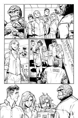 Humberto Ramos, Victor Olazaba | Fantastic Four #7(2026) Pg 3(Preview) | ComicArtFans Classifieds