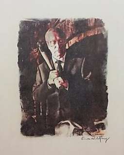 ALFRED PENNYWORTH 40x50cm - Emma Wildfang Oil pastels on an artist cardboard - First edition 