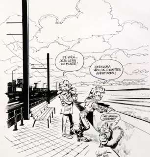 Yoann - Spirou et Fantasio, illustration Ã  l‘encre de Chi…