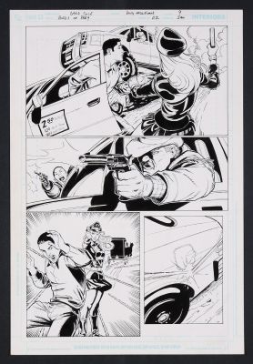 David Cole, Doug Hazelwood | Birds of Prey #112 (2008) Page 9 Pencils By David Cole, Inks By Doug Hazelwood | ComicArtFans Classifieds