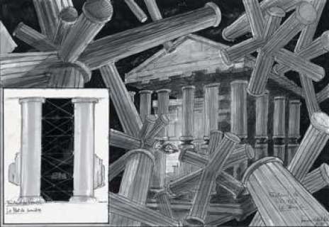 ULYSSE 31 - DIC, 1978. Le fauteuil de l’oubli. Grand dessin de l’entrée | Rossini